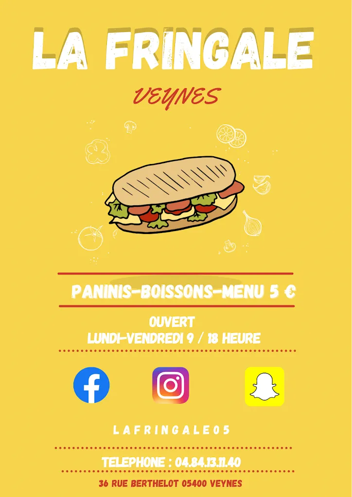 Menu_Snack La Fringale_Veynes_image_3