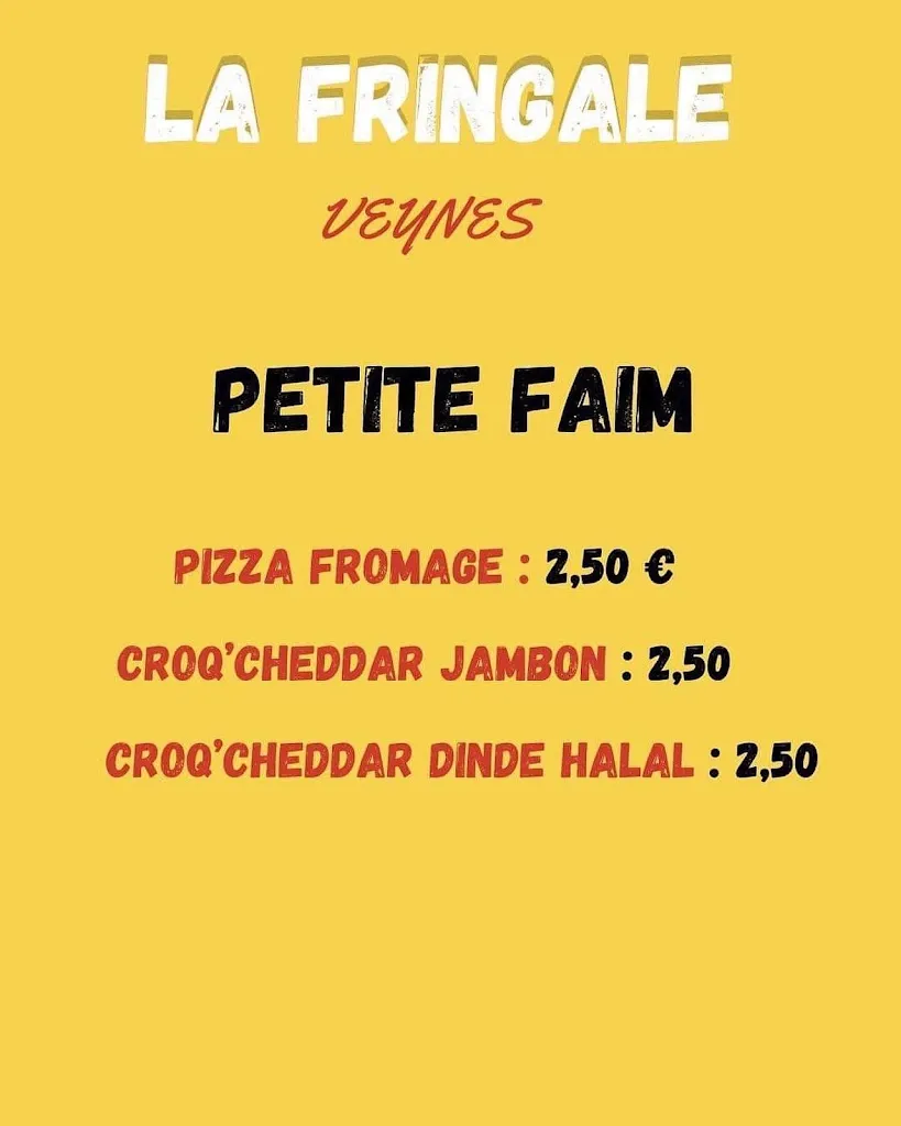 Menu_Snack La Fringale_Veynes_image_4