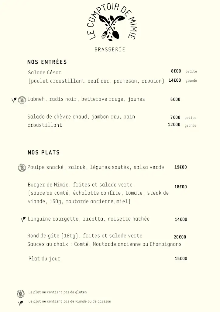 Menu_Le comptoir de Mimie - Venelles_Venelles_image_1