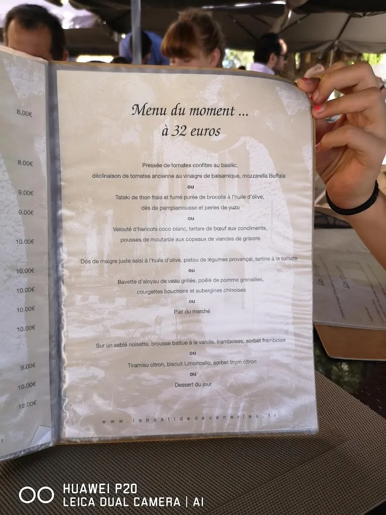 Menu_La Bastide de Venelles_Venelles_image_3
