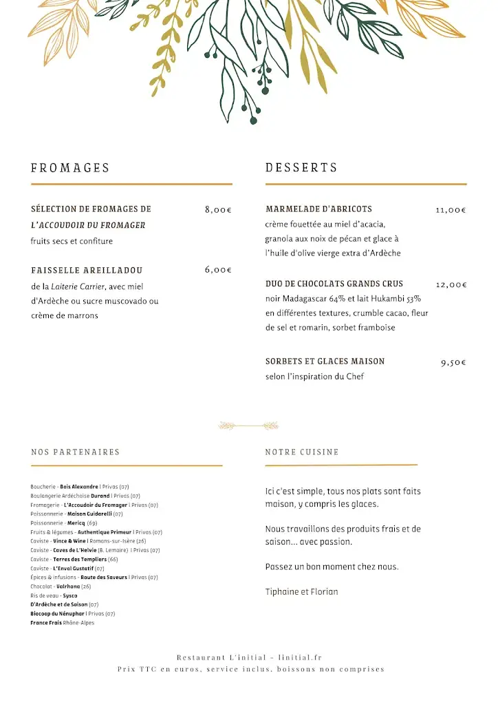 Menu_L'initial - Restaurant à Privas_Privas_image_1