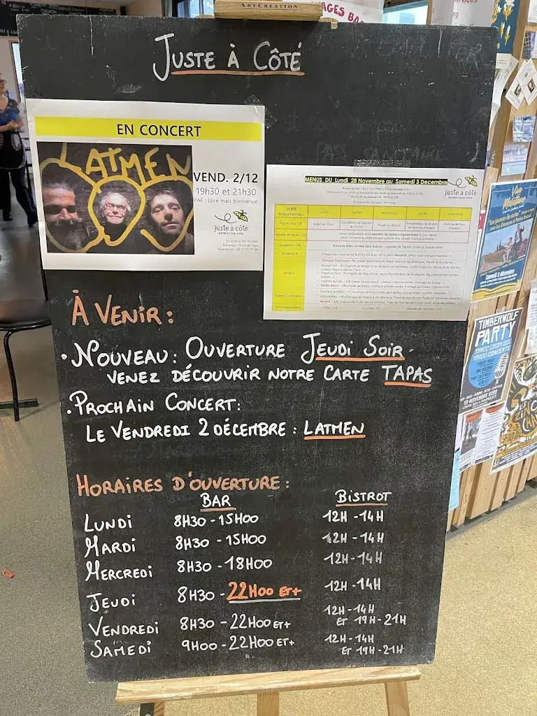 Menu_Juste à côté - Bistrot Local Food_Annonay_immagine_2