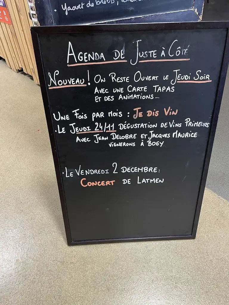 Menu_Juste à côté - Bistrot Local Food_Annonay_immagine_3