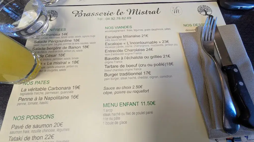 Menu_Le Mistral_Vinon-sur-Verdon_image_4