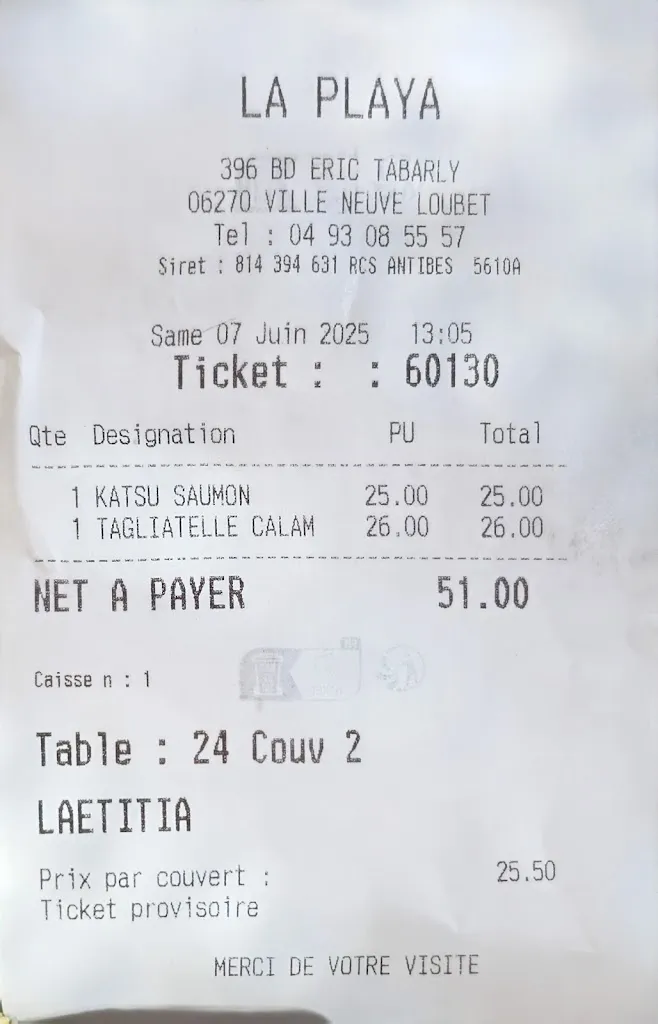 P Lem_La Playa - Restaurant Villeneuve-Loubet_Villeneuve-Loubet_review