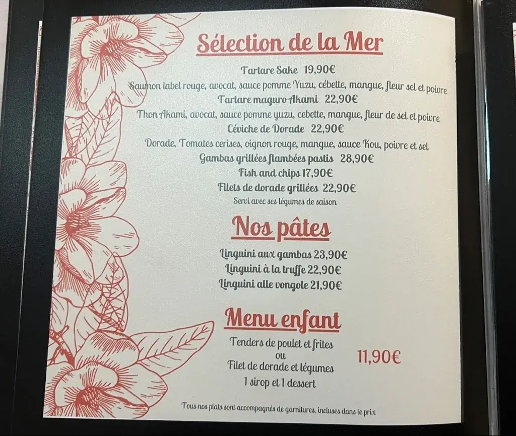 Menu_La Fighière_Villeneuve-Loubet_image_4
