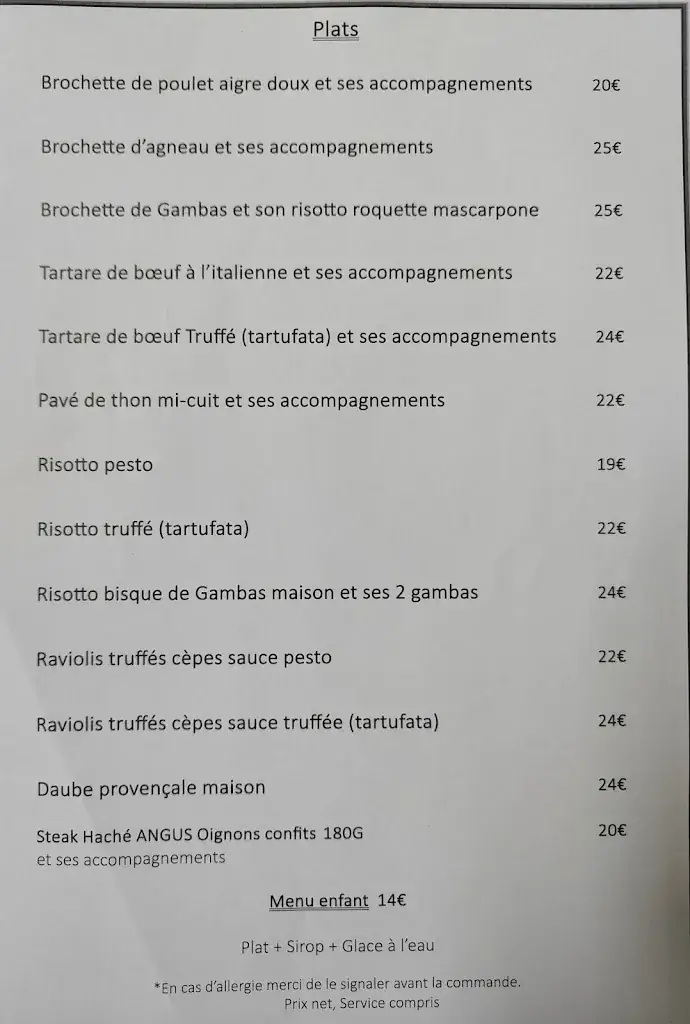 Menu_La terrasse bleue_Villeneuve-Loubet_image_1