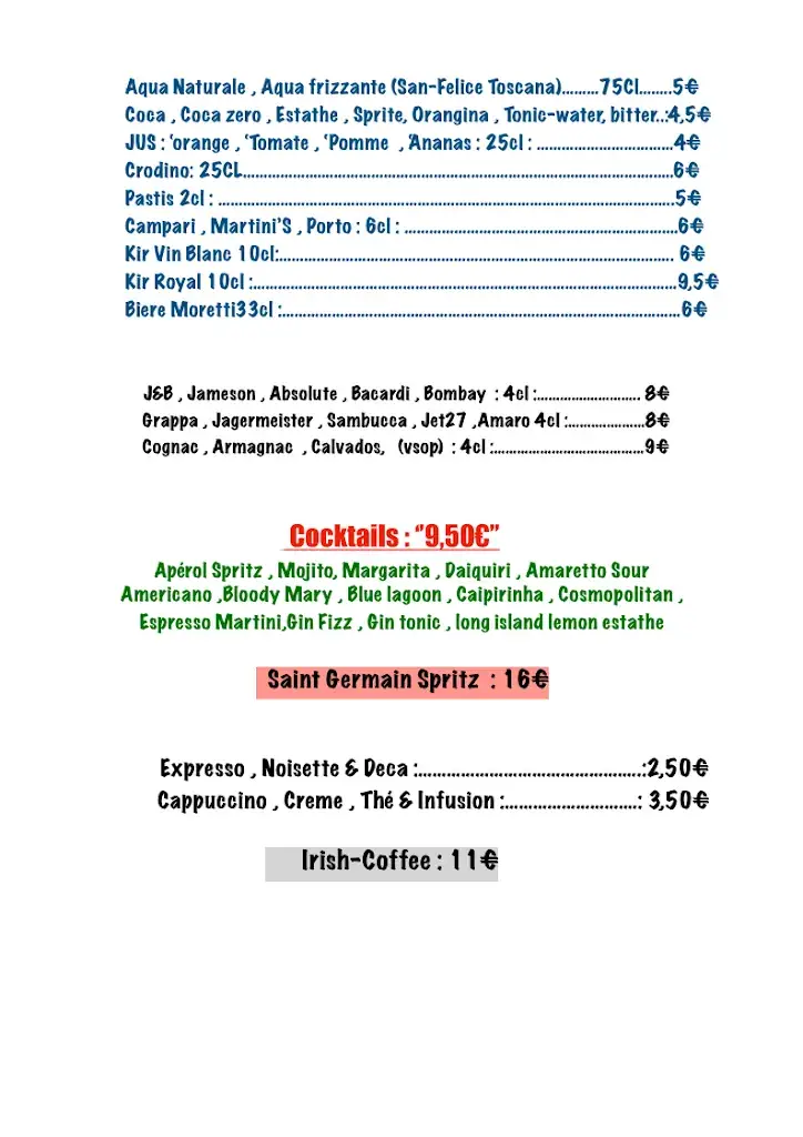 Menu_Ristorante Mamma Maria_Villeneuve-Loubet_image_2