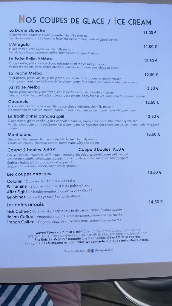 Menu_Mayssa Beach_Villefranche-sur-Mer_image_2