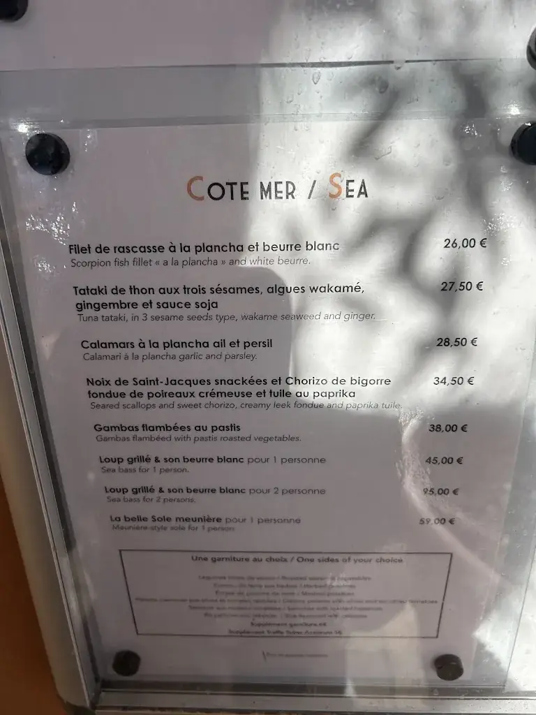 Menu_Mayssa Beach_Villefranche-sur-Mer_image_4