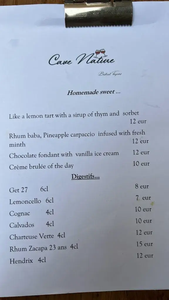 Menu_Cave Nature_Villefranche-sur-Mer_image_4