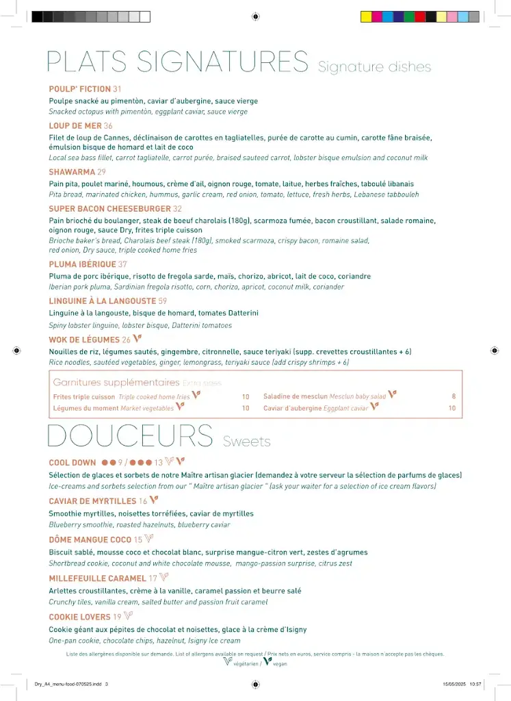Menu_DRY Restaurant & Cocktail Bar_Villefranche-sur-Mer_image_2