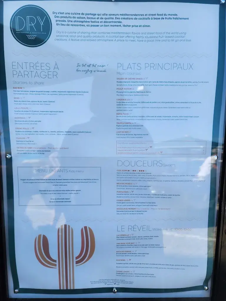 Menu_DRY Restaurant & Cocktail Bar_Villefranche-sur-Mer_image_4