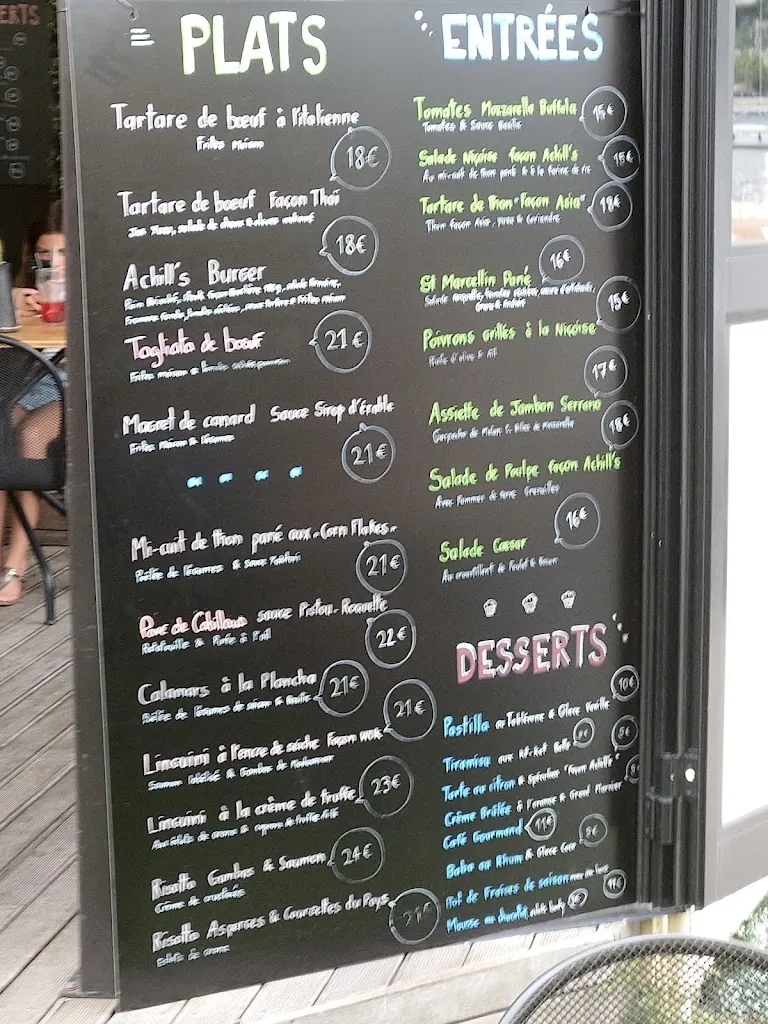 Menu_Achill's Restaurant Bar Rooftop Villefranche-sur-Mer_Villefranche-sur-Mer_image_4