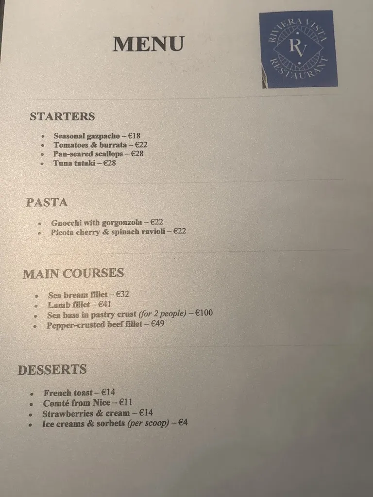 Menü_Riviera Vista_Villefranche-sur-Mer_Bild_1