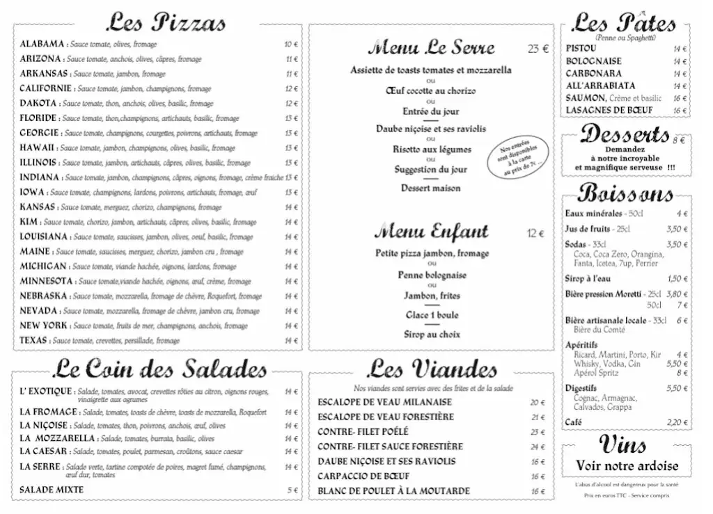Menu_Le Serre_Villefranche-sur-Mer_image_1