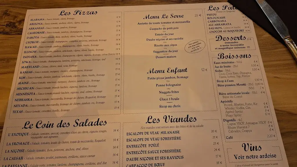 Menu_Le Serre_Villefranche-sur-Mer_image_2