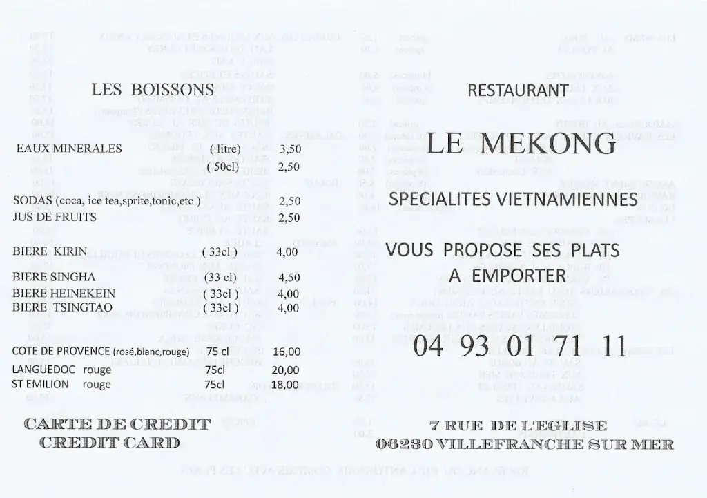 Menu_Le Mékong_Villefranche-sur-Mer_immagine_2