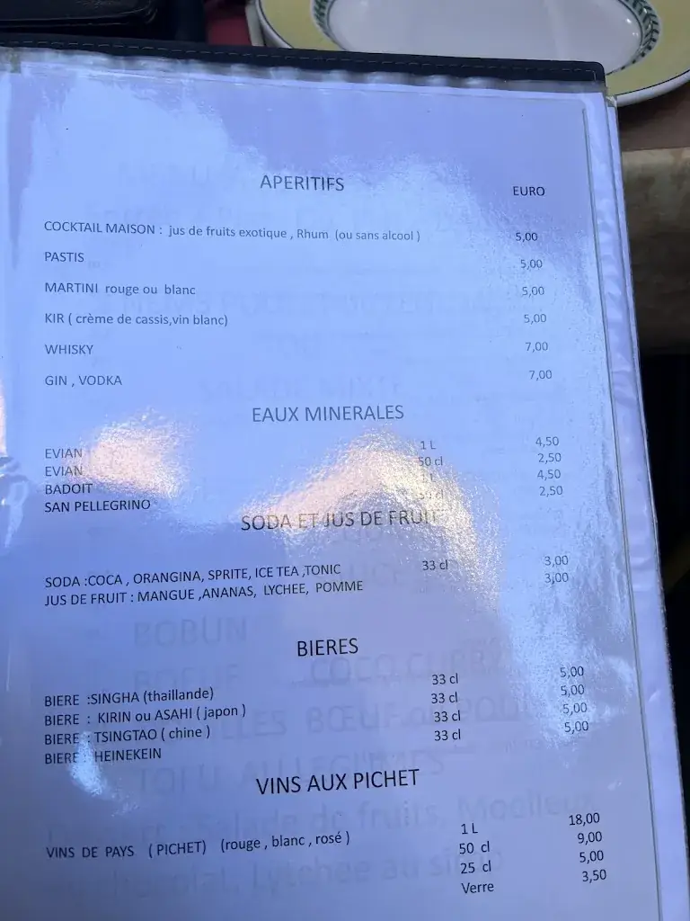 Menu_Le Mékong_Villefranche-sur-Mer_immagine_4