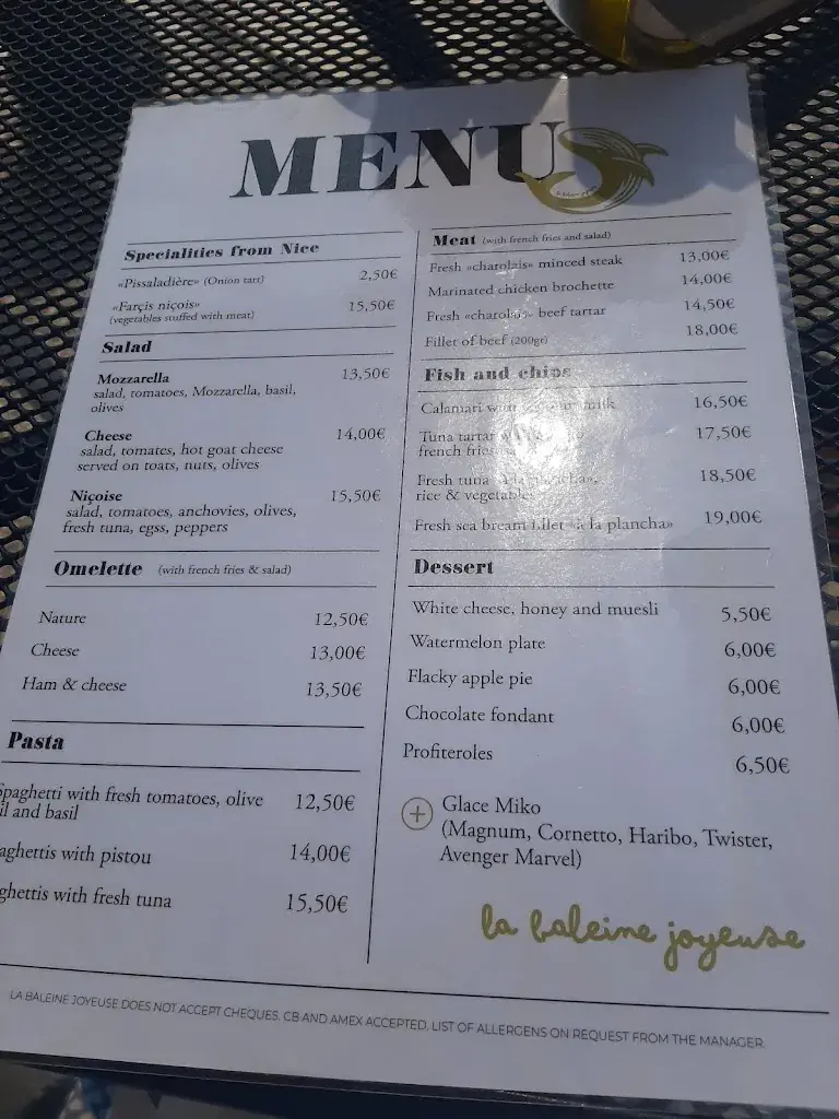 Menu_La Baleine Joyeuse_Villefranche-sur-Mer_image_2