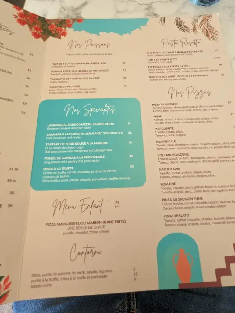 Menu_Le trastevere_Villefranche-sur-Mer_image_4