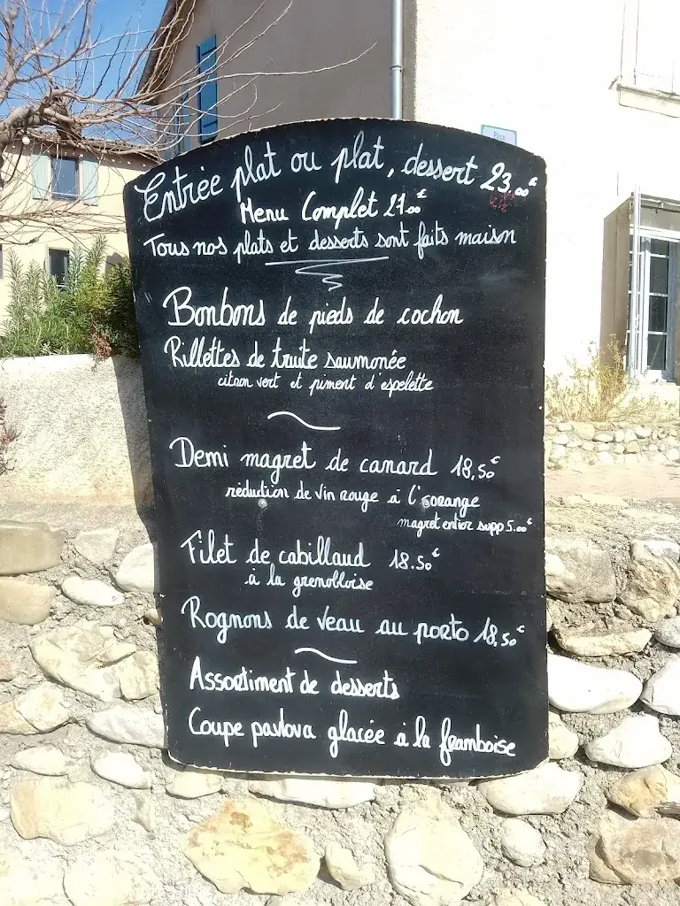 Menu_Restaurant Chrysalis_Visan_image_1