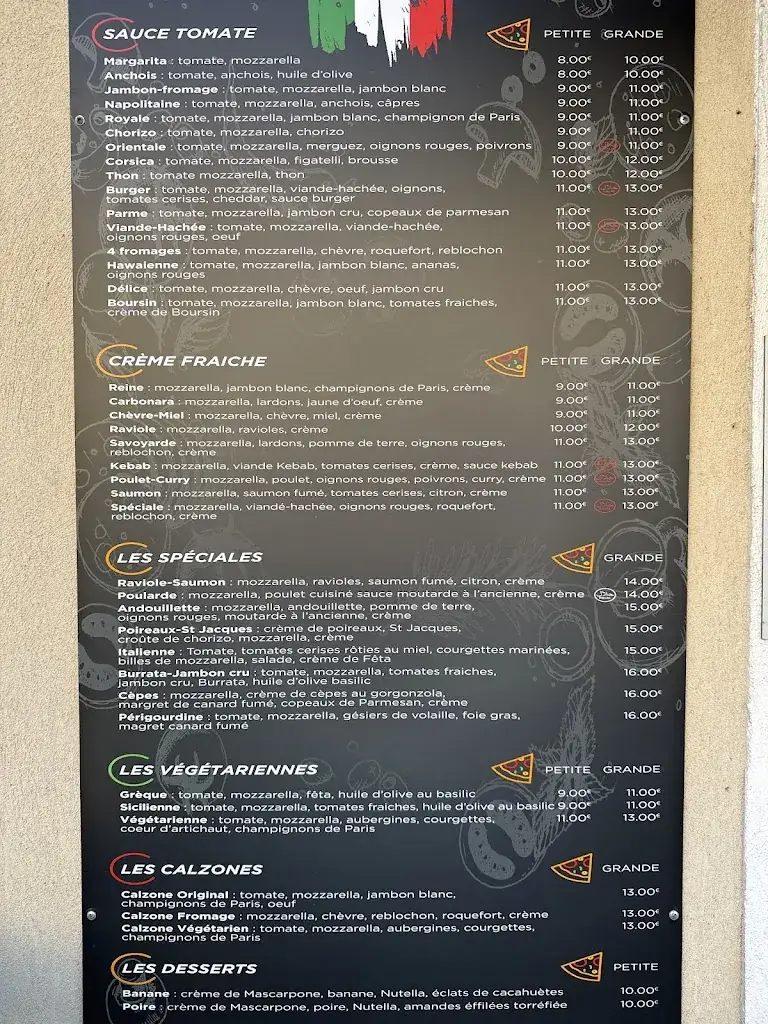 Menu_Le comptoir à Pizza Visan_Visan_image_1