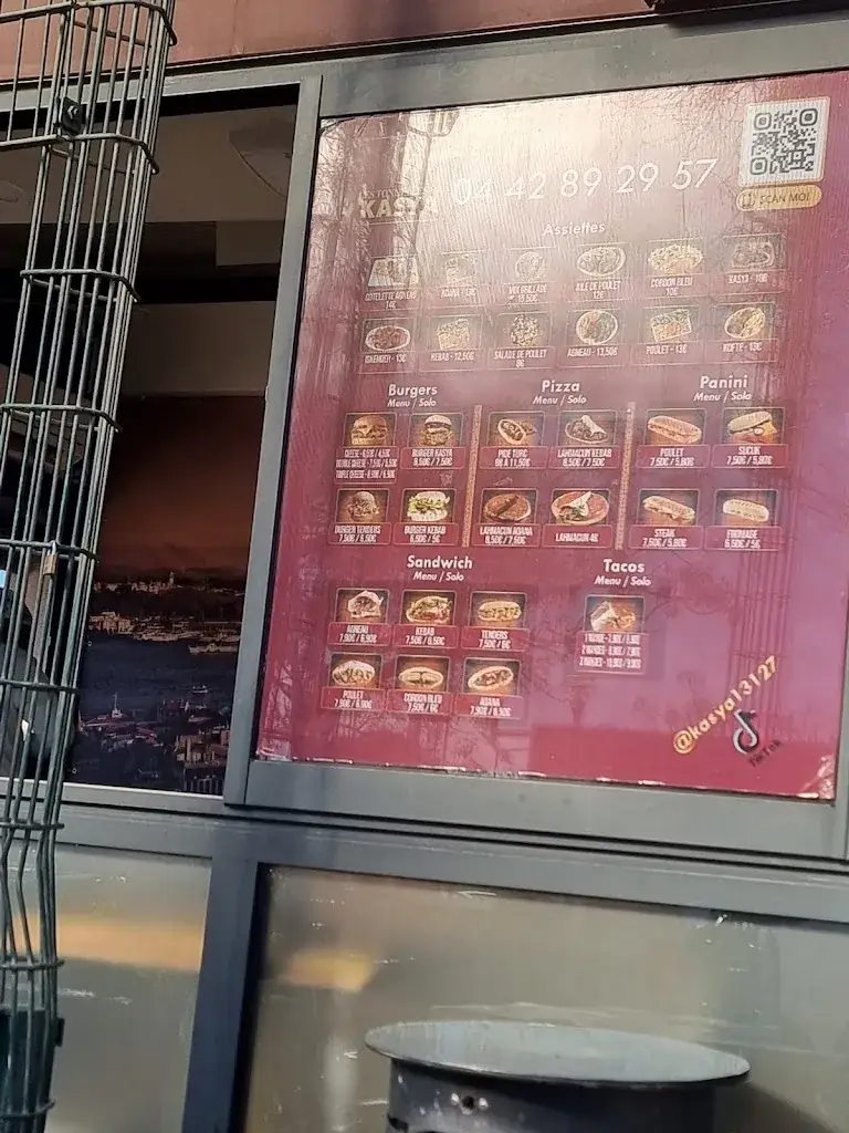 Menü_Les Tonnelles De Kasya_Vitrolles_Bild_1