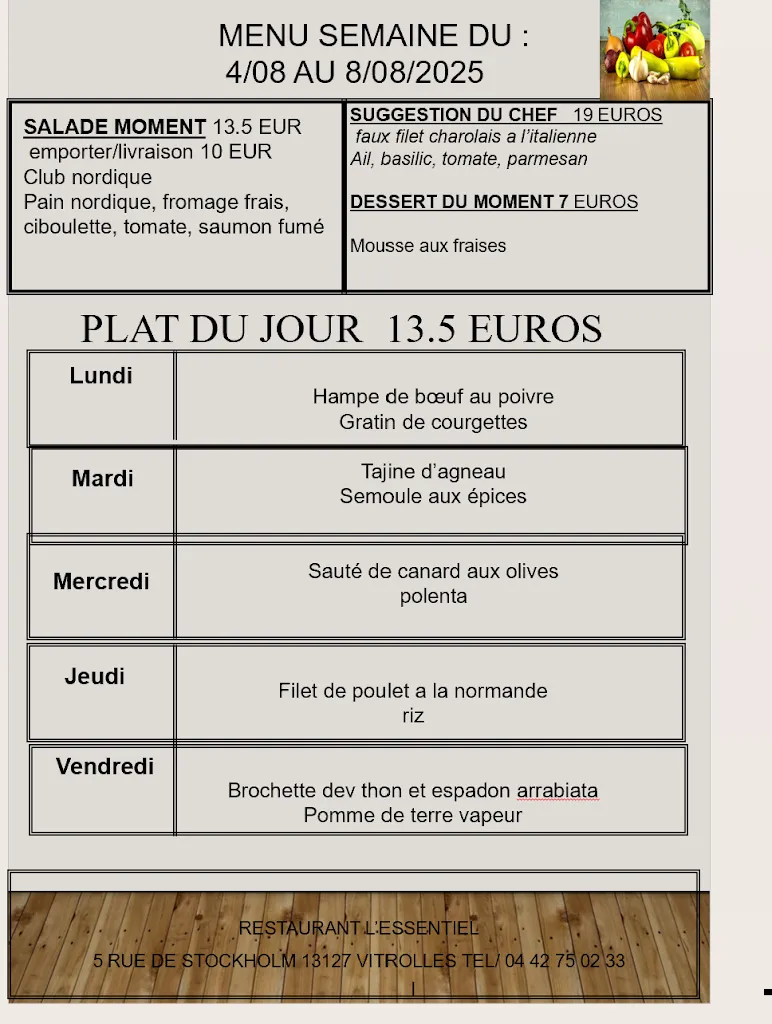 Menu_L'Essentiel - les estroublans Vitrolles_Vitrolles_image_1