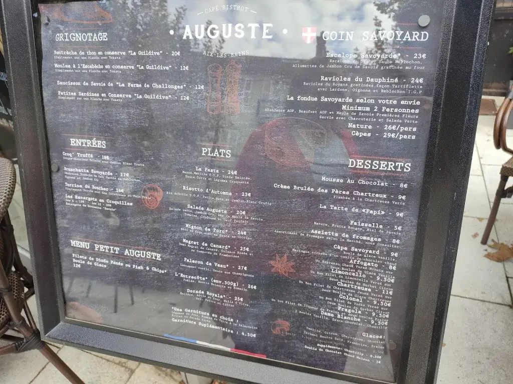 Menu_Auguste restaurant aux les bains_Aix-les-Bains_image_4