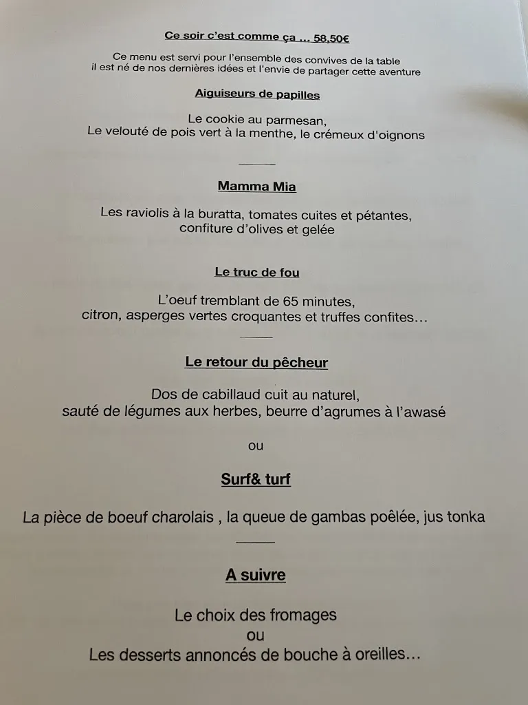 Menu_Restaurant L'Aventure en famille_Roanne_image_2