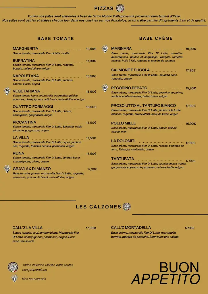 Menu_La Villa Brasserie Italienne Roanne Riorges_Roanne_image_3