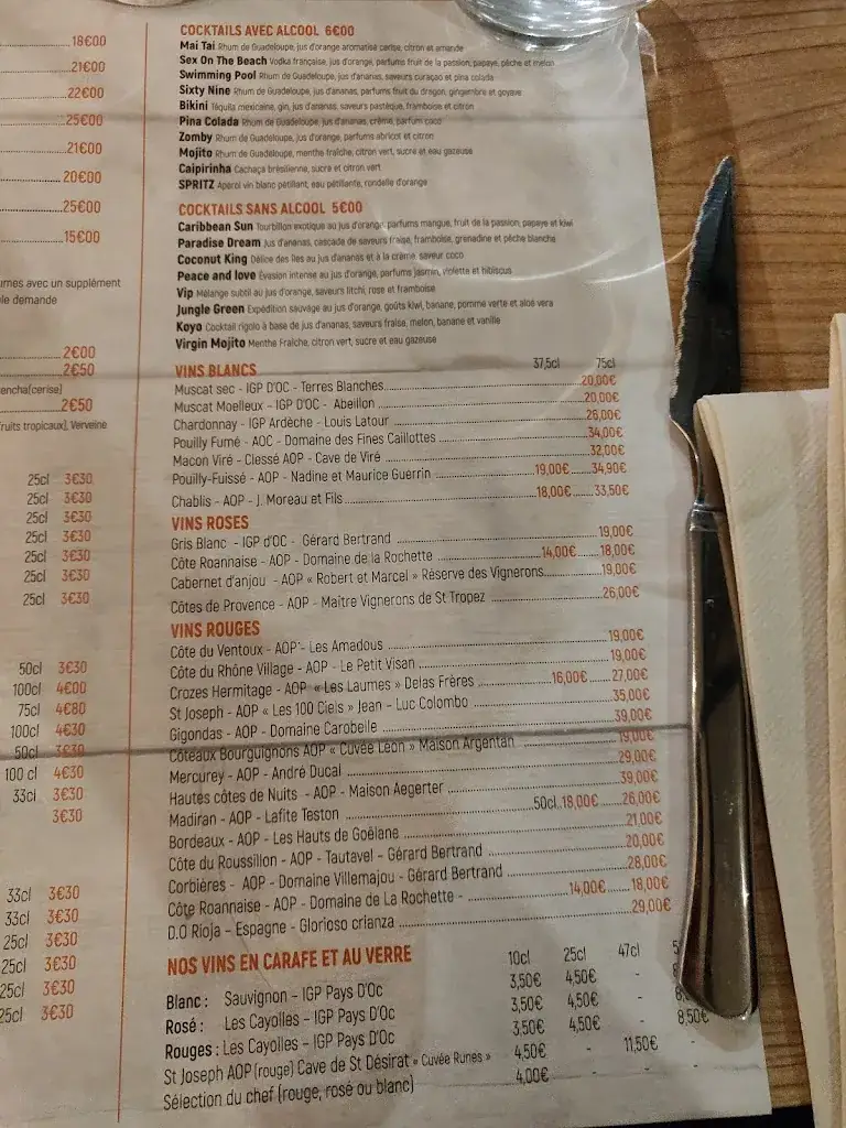 Menü_Auberge des délices_Roanne_Bild_3