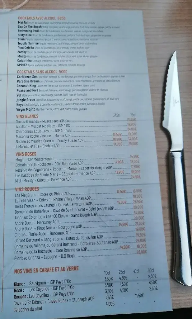 Menü_Auberge des délices_Roanne_Bild_4