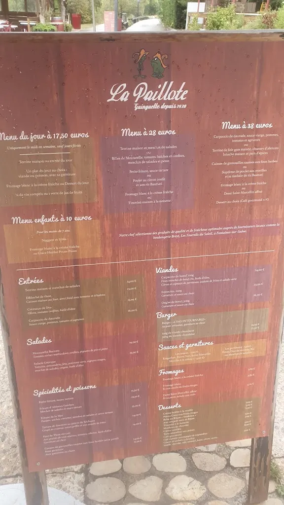 Menu_La Paillote_Rochetaillée-sur-Saône_image_4