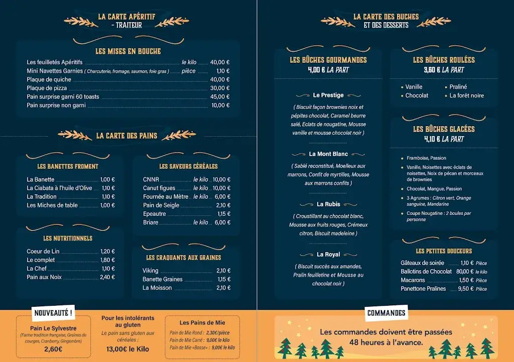 Menu_Maison Barberat - Boulangerie de la Plage_Rochetaillée-sur-Saône_image_1