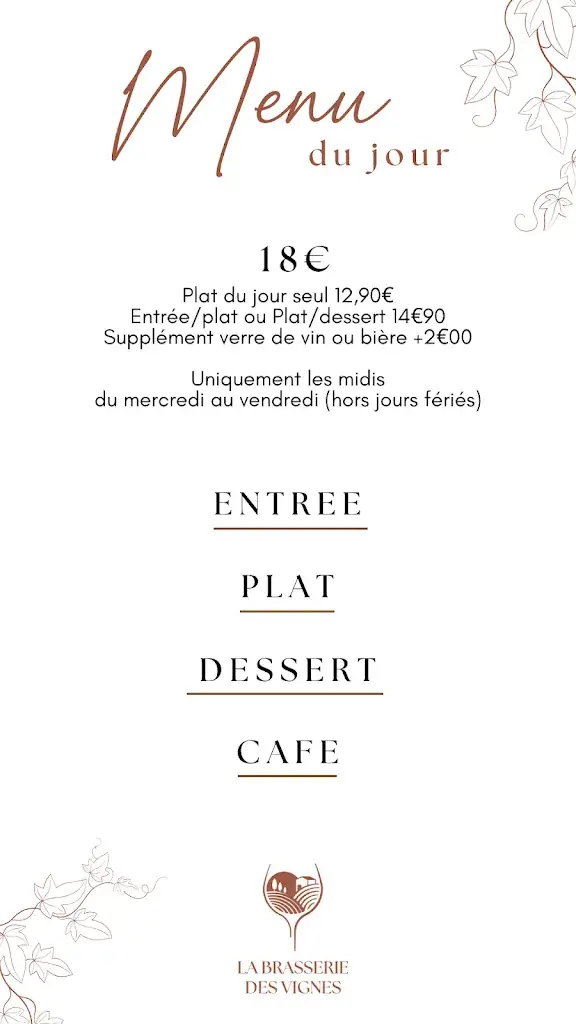 Menu_La Brasserie Des Vignes_Renaison_image_2