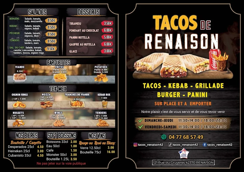Menu_KEBAB TACOS DE RENAISON_Renaison_image_2