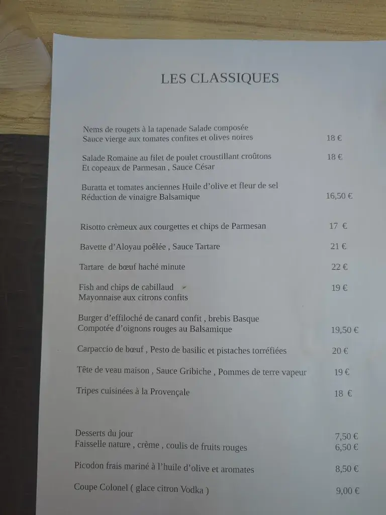 Menu_Restaurant Le Dôme_Annonay_image_3