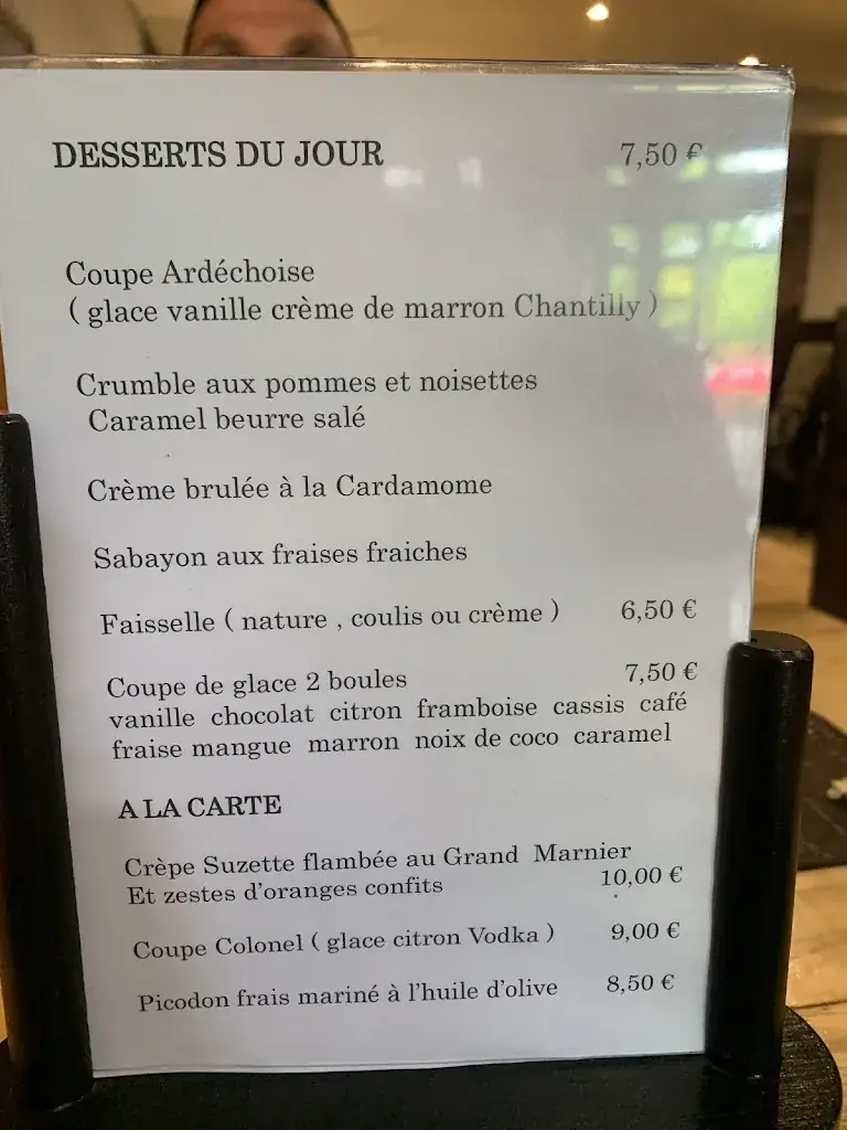 Menu_Restaurant Le Dôme_Annonay_image_4