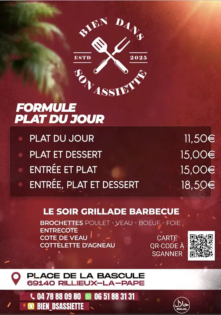 Menü_Bien dans son assiette - Restaurant Rillieux-la-Pâpe_Rillieux-la-Pape_Bild_1