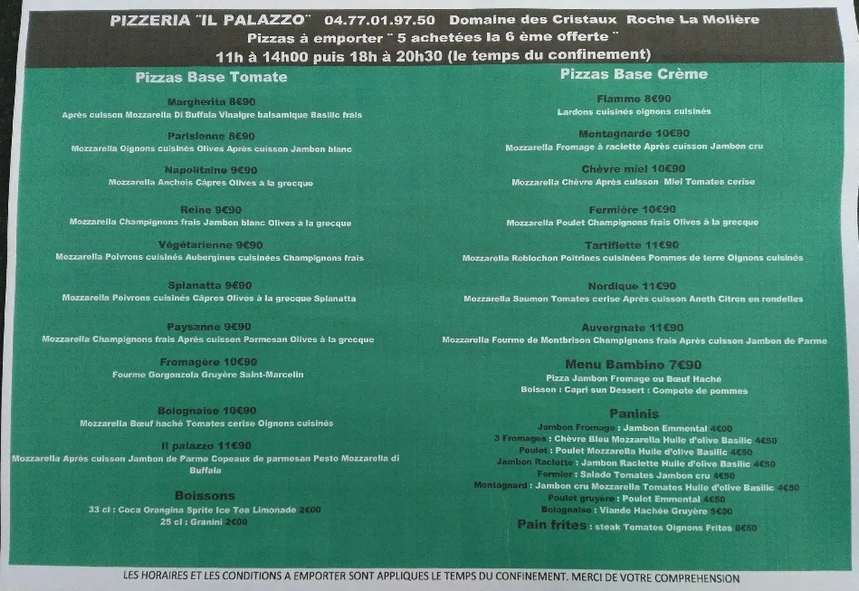 Menu_Il Palazzo_Roche-la-Molière_image_1