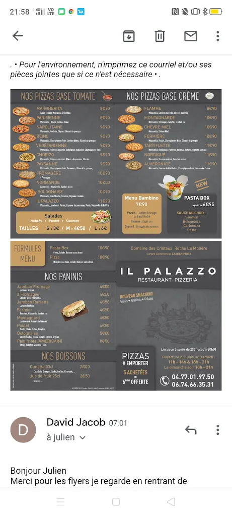 Menu_Il Palazzo_Roche-la-Molière_image_2