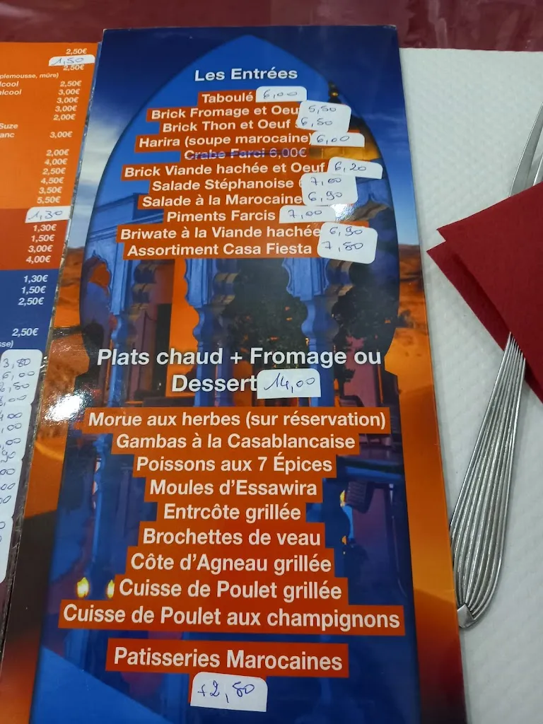 Menu_La Casa Fiesta Chez Fatah_Roche-la-Molière_image_1