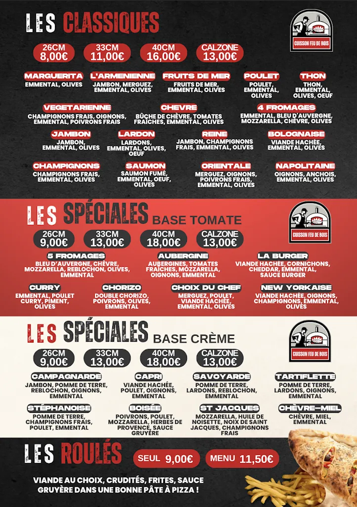 Menu_Pizza uno_Roche-la-Molière_image_1