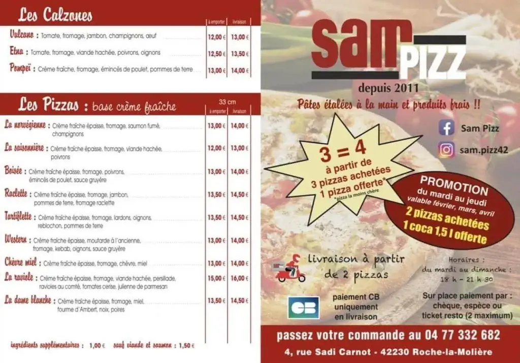 Menu_Sam Pizz'_Roche-la-Molière_immagine_2