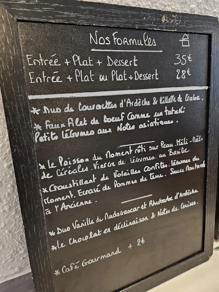 Menu_Le Terminus Ruoms : Restaurant Bar Appart-Hotel_Ruoms_image_1