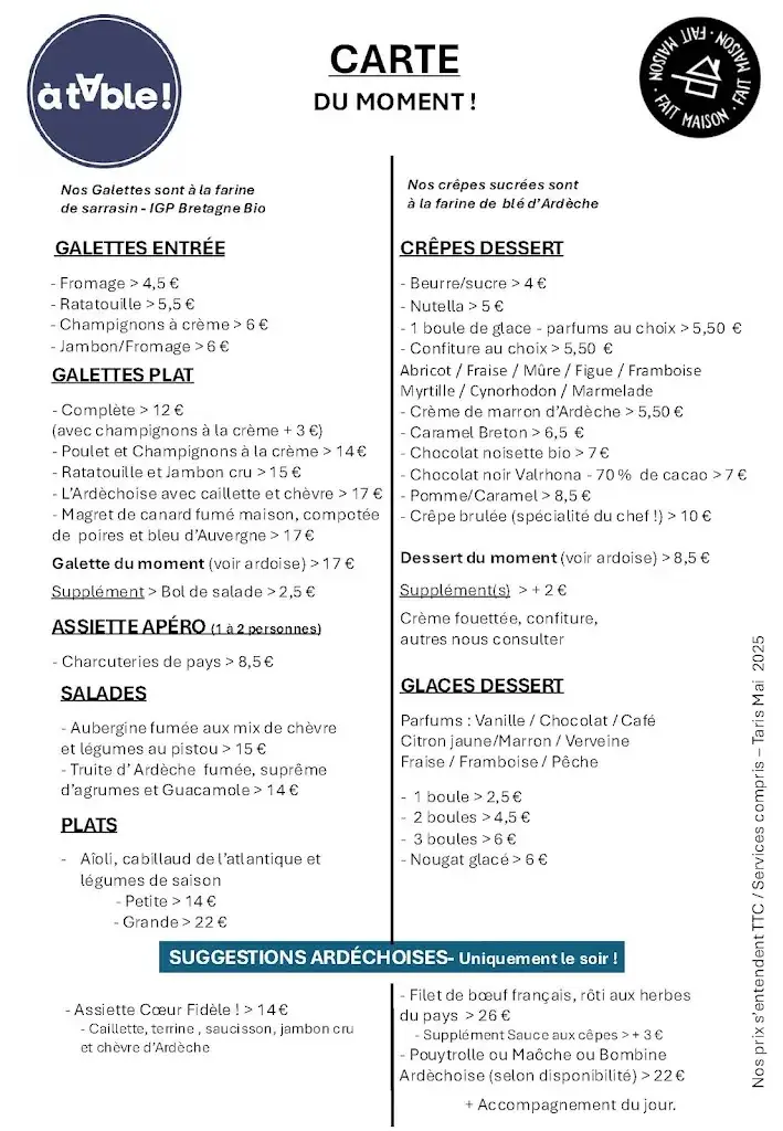 Menu_À Table !_Ruoms_image_1