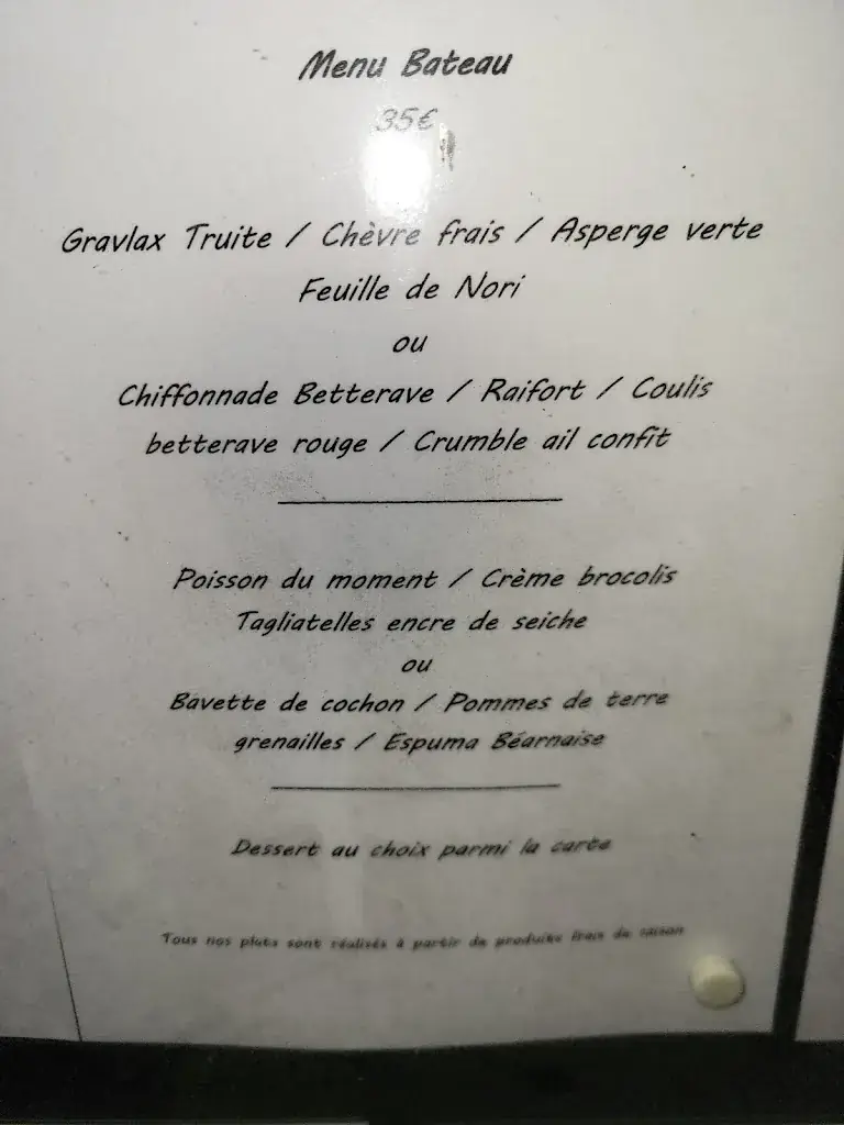 Menu_Le Bateau d'Emile_Serrières_image_1