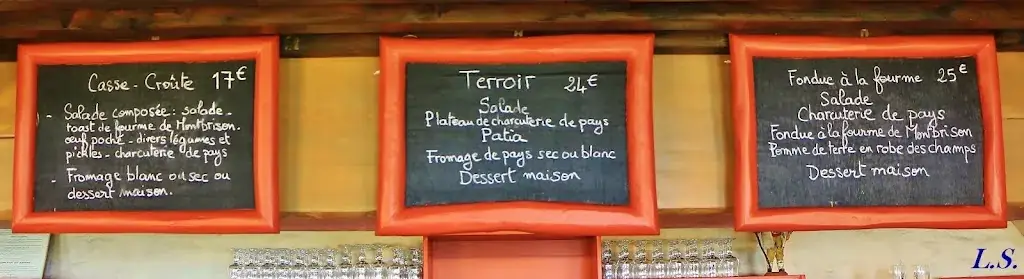 Menü_Auberge de Garnier_Saint-Bonnet-le-Courreau_Bild_2